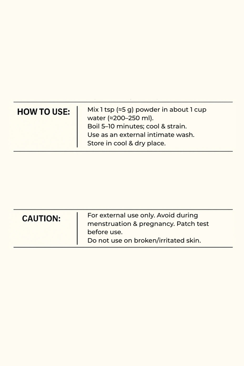 NYSARA Ayurvedic Feminine Freshness and Tightening Powder