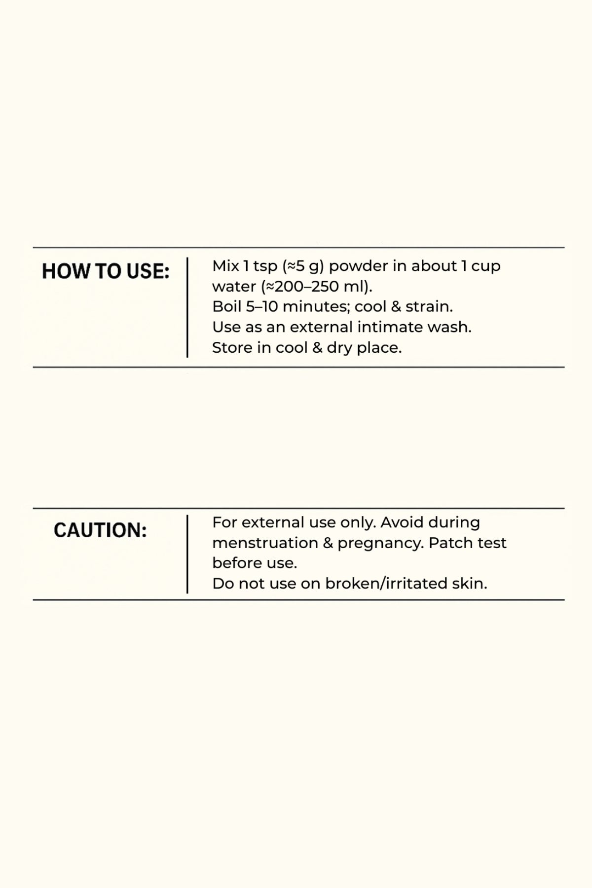 NYSARA Ayurvedic Feminine Freshness and Tightening Powder